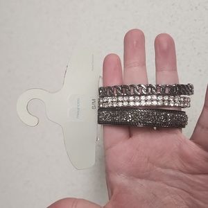 Maurices NWT 3 Piece Blingy Bracelet Set Size S/M